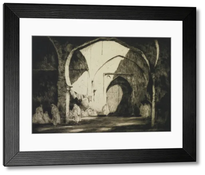 Framed Print : Market, Fez, 1929. Creator: Martin Hardie Framed Print : Market, Fez, 1929. Creator: Martin Hardie