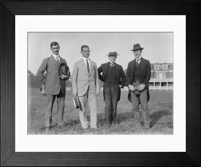 Framed Print : Germans at Princeton -- Weitzer - Lt. Reichenau - Dr. Bemer [i.e. Berner] - Carl Diem, between c191 Creator: Bain News Service
