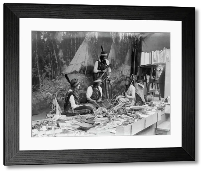 Framed Print : Indian Missionary Exhibit, between c1910 and c1915. Creator: Bain News Service Framed Print : Indian Missionary Exhibit, between c1910 and c1915. Creator: Bain News Service