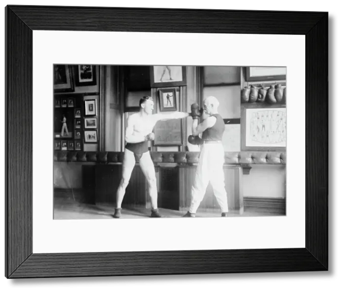 Framed Print : Mike Donovan & father, between c1910 and c1915. Creator: Bain News Service Framed Print : Mike Donovan & father, between c1910 and c1915. Creator: Bain News Service