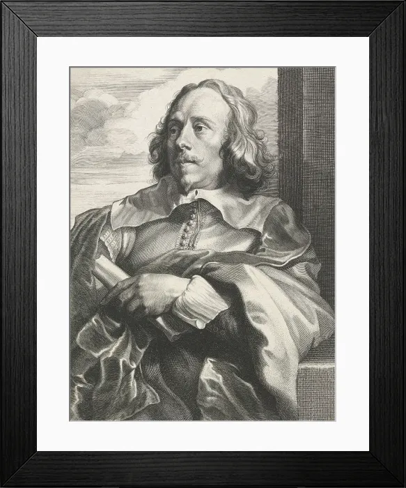 Framed Print : Robert van Voerst. From Icones principum virorum ('The Iconography), before 1637. Creator: Robert van Voerst Framed Print : Robert van Voerst. From Icones principum virorum ('The Iconography), before 1637. Creator: Robert van Voerst
