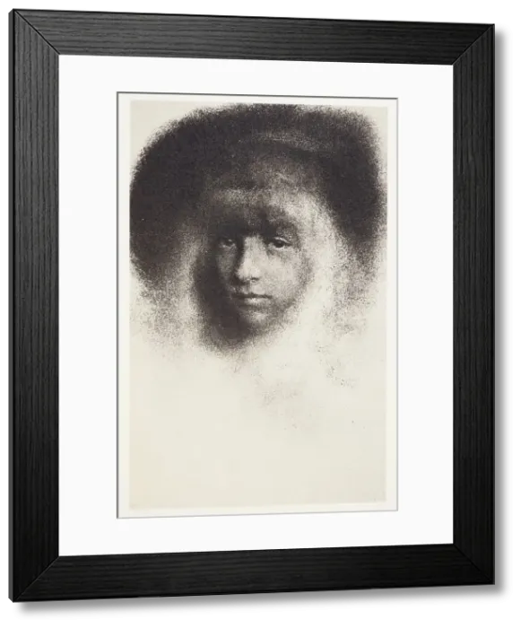 Framed Print : Miss S.... From the portfolio: Robert Demachy, c.1890-1914. Creator: Robert Demachy Framed Print : Miss S.... From the portfolio: Robert Demachy, c.1890-1914. Creator: Robert Demachy