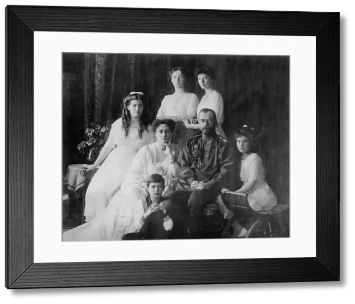 Framed Print : Royal Russian family, 1914. Creator: Bain News Service Framed Print : Royal Russian family, 1914. Creator: Bain News Service