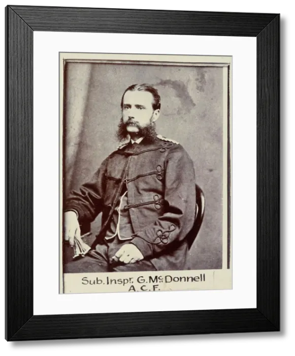 Framed Print : McDonnell, Sub-Inspector G, c.1860. Creator: Unknown