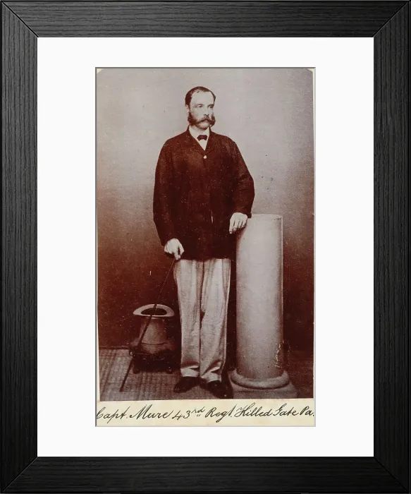 Framed Print : Captain Mure, 43rd regiment, killed Gate Pa, April 1864, 1864. Creator: William Francis Gordon Framed Print : Captain Mure, 43rd regiment, killed Gate Pa, April 1864, 1864. Creator: William Francis Gordon