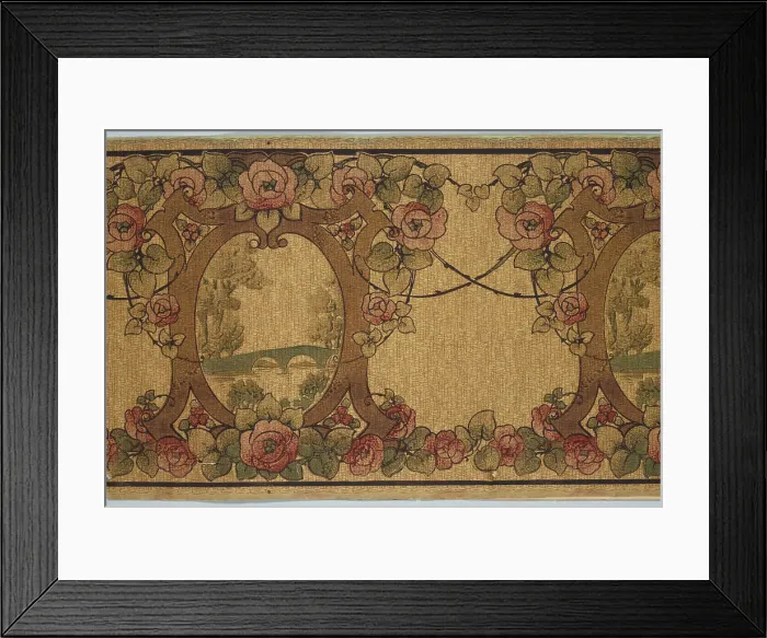 Framed Print : Wallpaper, 1920s. Creator: Unknown Framed Print : Wallpaper, 1920s. Creator: Unknown
