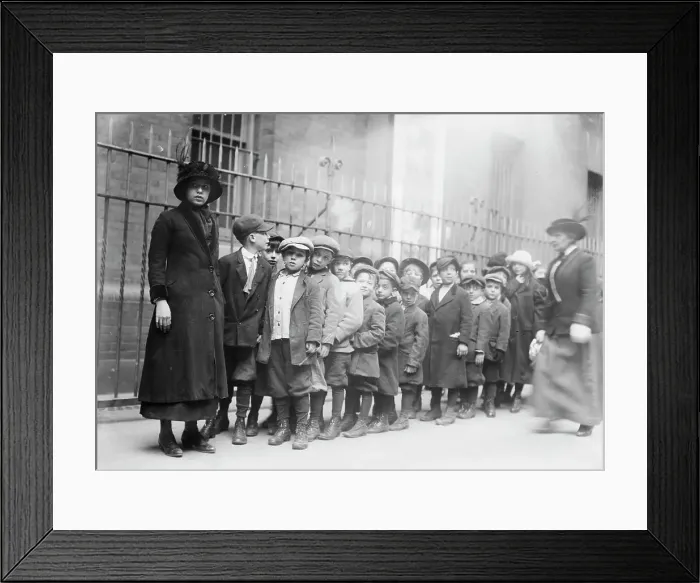 Framed Print : Orphans at horse show - N.Y. 11 / 13, 1913. Creator: Bain News Service Framed Print : Orphans at horse show - N.Y. 11 / 13, 1913. Creator: Bain News Service