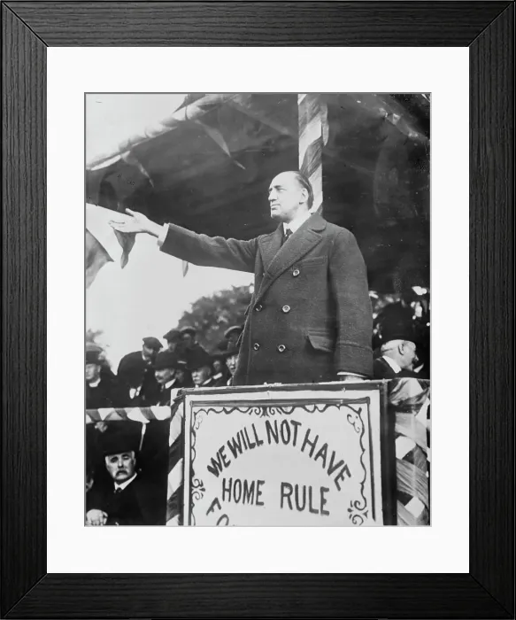 Framed Print : Sir Edward Carson, 1913. Creator: Bain News Service Framed Print : Sir Edward Carson, 1913. Creator: Bain News Service