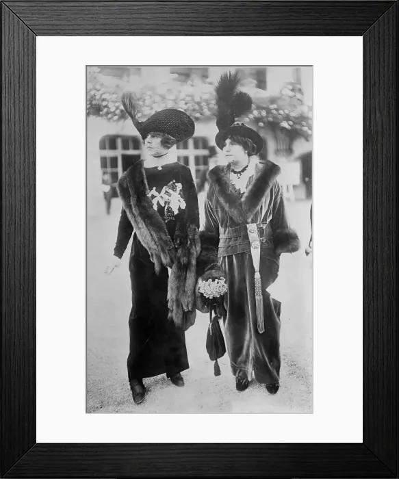 Framed Print : Paris Fashion - 1914, 1914. Creator: Bain News Service Framed Print : Paris Fashion - 1914, 1914. Creator: Bain News Service