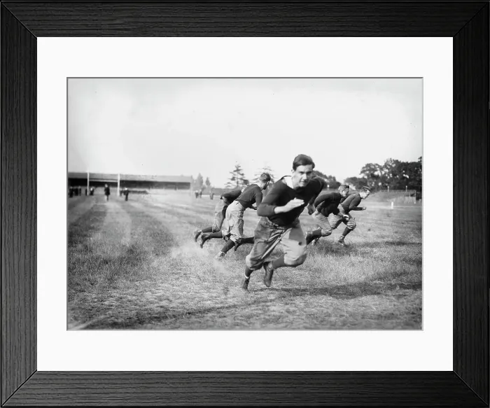 Framed Print : Practice, Yale, 1913. Creator: Bain News Service Framed Print : Practice, Yale, 1913. Creator: Bain News Service
