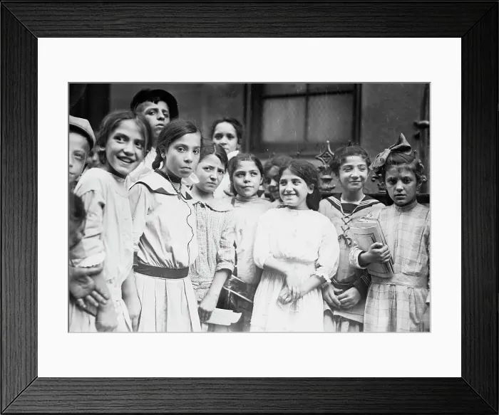 Framed Print : N.Y. school - Italians, between c1910 and c1915. Creator: Bain News Service Framed Print : N.Y. school - Italians, between c1910 and c1915. Creator: Bain News Service