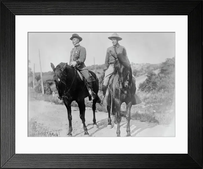 Framed Print : Supt. Geo. F. Shrady, Aqueduct police, between c1910 and c1915. Creator: Bain News Service Framed Print : Supt. Geo. F. Shrady, Aqueduct police, between c1910 and c1915. Creator: Bain News Service