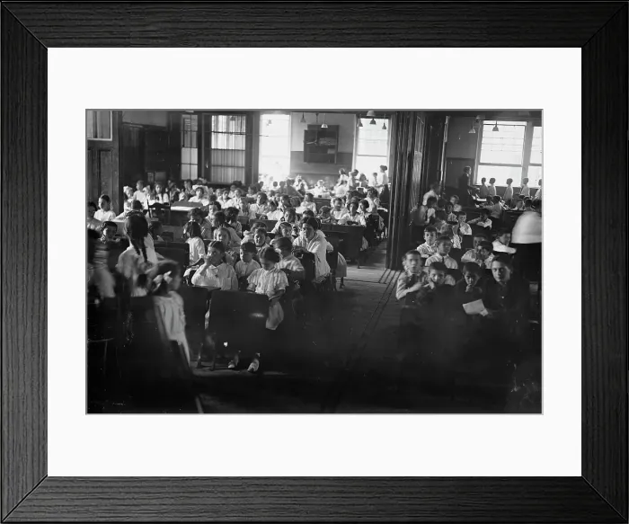 Framed Print : N.Y. schools opening, between c1910 and c1915. Creator: Bain News Service Framed Print : N.Y. schools opening, between c1910 and c1915. Creator: Bain News Service