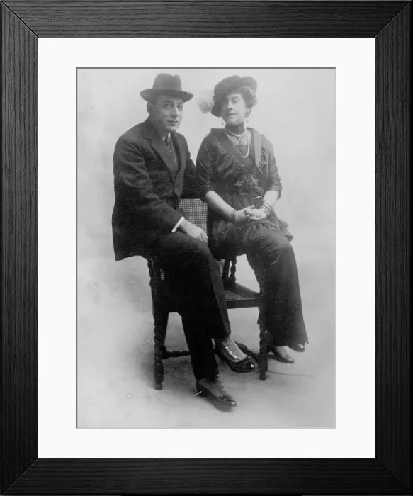 Framed Print : Prince Alex. Miskinoff [i.e. Mishkinoff] & Mrs. Aimee Gouraud, between c1910 and c1915. Creator: Bain News Service