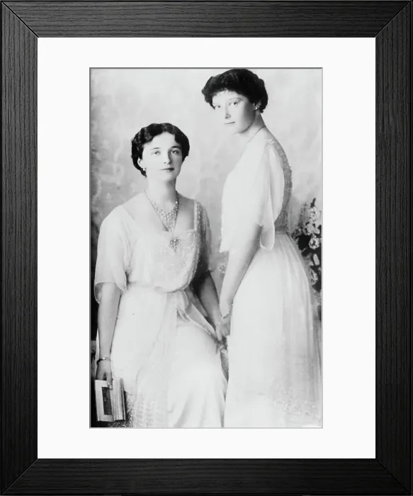 Framed Print : Olga & Tatiana of Russia, between c1910 and c1915. Creator: Bain News Service Framed Print : Olga & Tatiana of Russia, between c1910 and c1915. Creator: Bain News Service