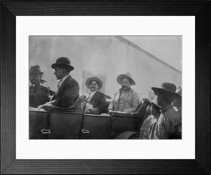 Framed Print : (Man accused of killing Benton) Maj. Rodolfo Fierro & Villa, 1914. Creator: Bain News Service Framed Print : (Man accused of killing Benton) Maj. Rodolfo Fierro & Villa, 1914. Creator: Bain News Service