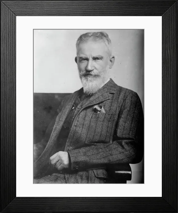 Framed Print : G.B. Shaw, 1914. Creator: Bain News Service Framed Print : G.B. Shaw, 1914. Creator: Bain News Service
