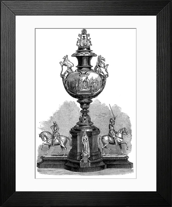 Framed Print : The Beaufort Cup for the Bath Races, 1868. Creator: Unknown Framed Print : The Beaufort Cup for the Bath Races, 1868. Creator: Unknown