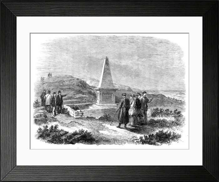Framed Print : The Crimea Revisited: monument at the Salient of the Redan, 1869. Creator: Unknown Framed Print : The Crimea Revisited: monument at the Salient of the Redan, 1869. Creator: Unknown
