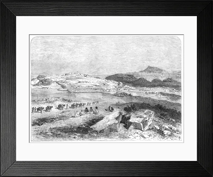 Framed Print : The British Expedition to Abyssinia: the intrenched position of Adigerat, 1868. Creator: Unknown Framed Print : The British Expedition to Abyssinia: the intrenched position of Adigerat, 1868. Creator: Unknown
