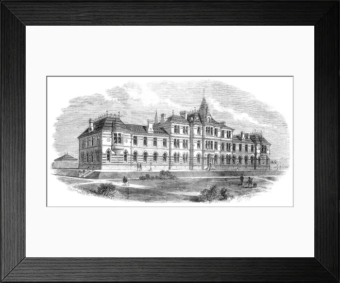 Framed Print : The Glasgow Institution for the Deaf and Dumb, 1869. Creator: F. Watkins Framed Print : The Glasgow Institution for the Deaf and Dumb, 1869. Creator: F. Watkins