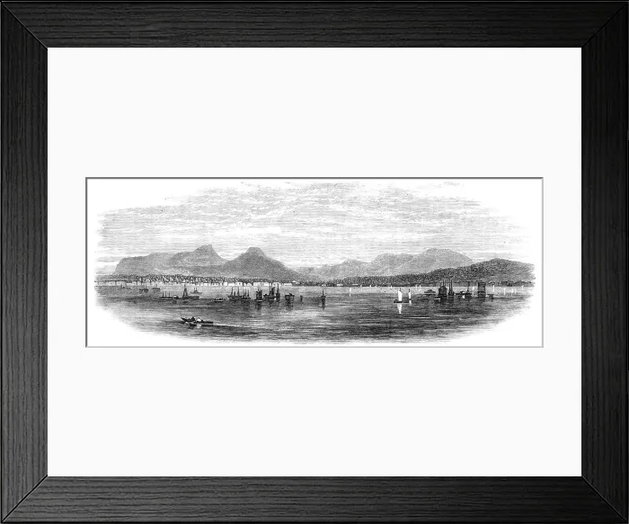 Framed Print : The Port of Hiogo, in the Tsuwa Nada, Japan, lately opened to British vessels, 1868. Creator: Unknown Framed Print : The Port of Hiogo, in the Tsuwa Nada, Japan, lately opened to British vessels, 1868. Creator: Unknown