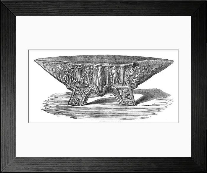 Framed Print : The Meyrick Collection at South Kensington: bicorne, or anvil, Italian, 1869. Creator: Unknown Framed Print : The Meyrick Collection at South Kensington: bicorne, or anvil, Italian, 1869. Creator: Unknown