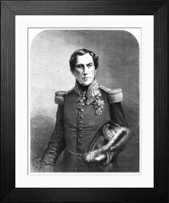 Framed Print : The late King of the Belgians, Leopold of Saxe-Coburg, 1865. Creator: W. Murden Framed Print : The late King of the Belgians, Leopold of Saxe-Coburg, 1865. Creator: W. Murden