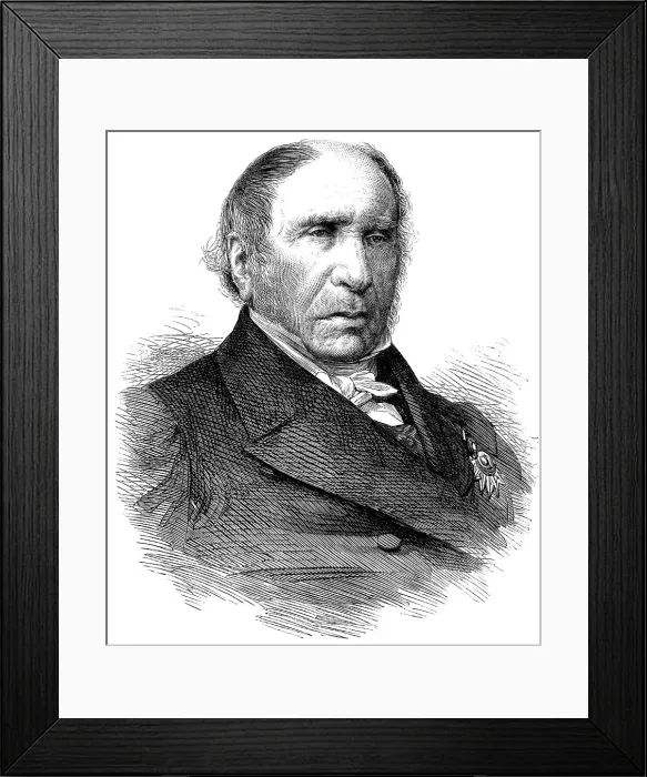 Framed Print : The late M. Dupin, Sen. Senator and Procureur-General of the Court of Cassation, 1865. Creator: Unknown Framed Print : The late M. Dupin, Sen. Senator and Procureur-General of the Court of Cassation, 1865. Creator: Unknown