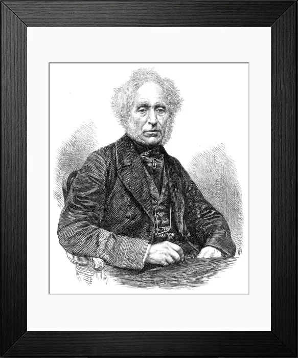 Framed Print : The late Sir David Brewster, 1868. Creator: Unknown Framed Print : The late Sir David Brewster, 1868. Creator: Unknown