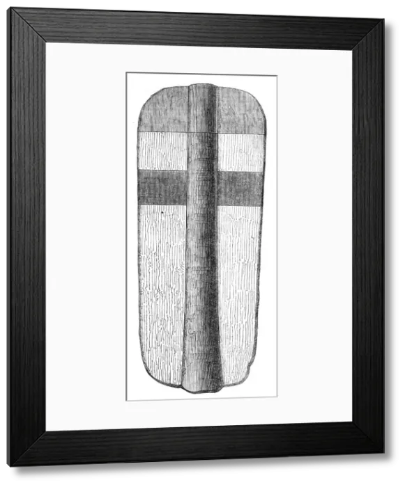 Framed Print : The Meyrick Collection at South Kensington: archer's shield, or pavois, Edward IV. 1869. Creator: Unknown Framed Print : The Meyrick Collection at South Kensington: archer's shield, or pavois, Edward IV. 1869. Creator: Unknown