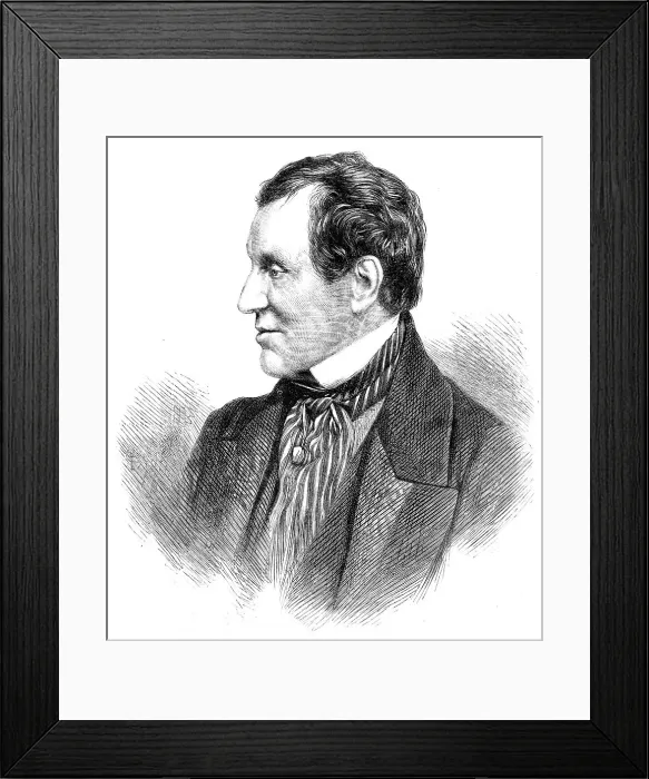 Framed Print : The late Sir James Emerson-Tennent, Bart. K.C.B. 1869. Creator: Unknown Framed Print : The late Sir James Emerson-Tennent, Bart. K.C.B. 1869. Creator: Unknown