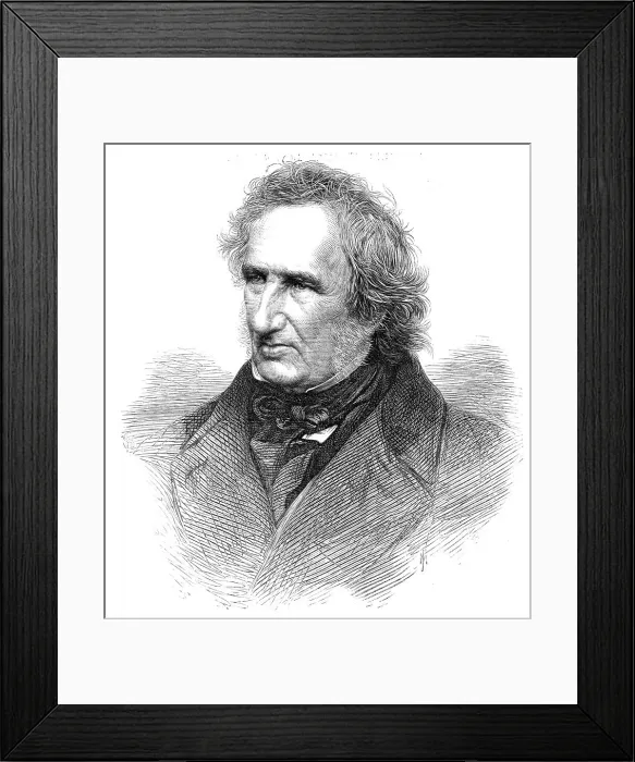Framed Print : The late Mr. John Burnet, engraver, 1868. Creator: Unknown Framed Print : The late Mr. John Burnet, engraver, 1868. Creator: Unknown
