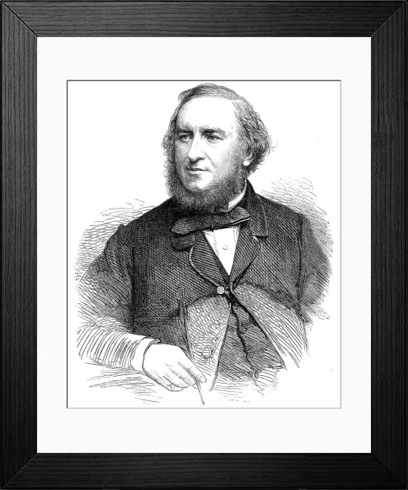 Framed Print : The late William Vincent Wallace, musical composer, 1865. Creator: Unknown Framed Print : The late William Vincent Wallace, musical composer, 1865. Creator: Unknown