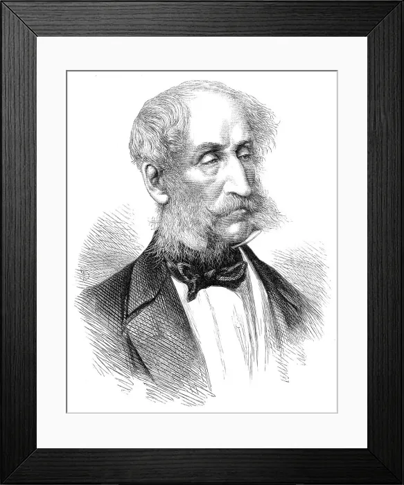 Framed Print : The late Earl of Cardigan, K.C.B. 1868. Creator: Unknown Framed Print : The late Earl of Cardigan, K.C.B. 1868. Creator: Unknown