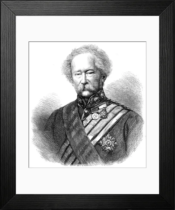 Framed Print : The late General Sir George A. Wetherall, K.C.B. 1868. Creator: Unknown Framed Print : The late General Sir George A. Wetherall, K.C.B. 1868. Creator: Unknown