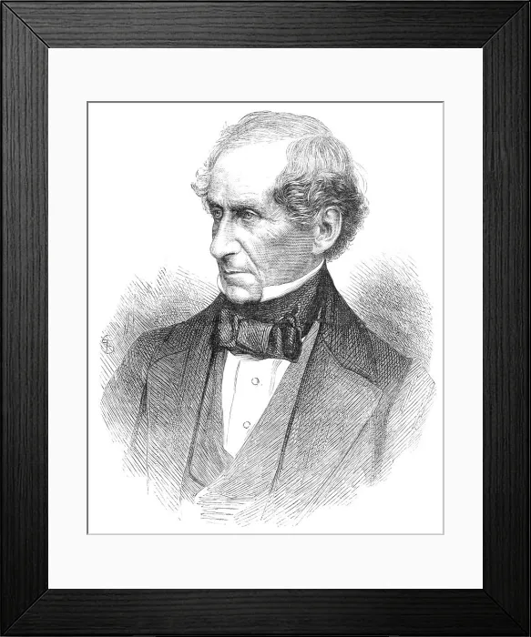 Framed Print : The late Mr. William Ewart, M.P. 1869. Creator: Unknown Framed Print : The late Mr. William Ewart, M.P. 1869. Creator: Unknown