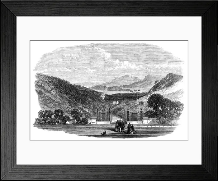 Framed Print : View of Porto Ferrajo, from the Villa San Martino, Elba, 1868. Creator: Unknown Framed Print : View of Porto Ferrajo, from the Villa San Martino, Elba, 1868. Creator: Unknown