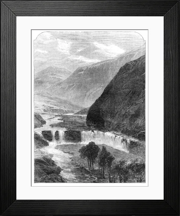 Framed Print : The Source of the Jordan, 1869. Creator: W Palmer Framed Print : The Source of the Jordan, 1869. Creator: W Palmer