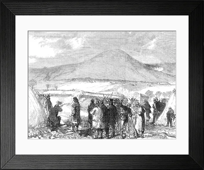 Framed Print : Volunteer rifle-match at Folkestone, 1869. Creator: Unknown