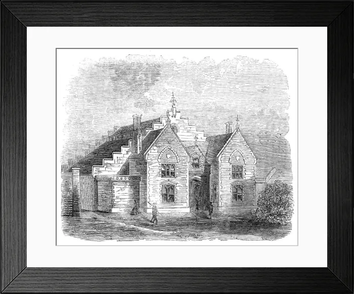 Framed Print : Volunteer Drill-Hall, Great Yarmouth, 1868. Creator: Unknown Framed Print : Volunteer Drill-Hall, Great Yarmouth, 1868. Creator: Unknown