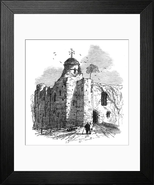 Framed Print : The Town and Camp of Colchester: the Castle, 1869. Creator: Unknown Framed Print : The Town and Camp of Colchester: the Castle, 1869. Creator: Unknown