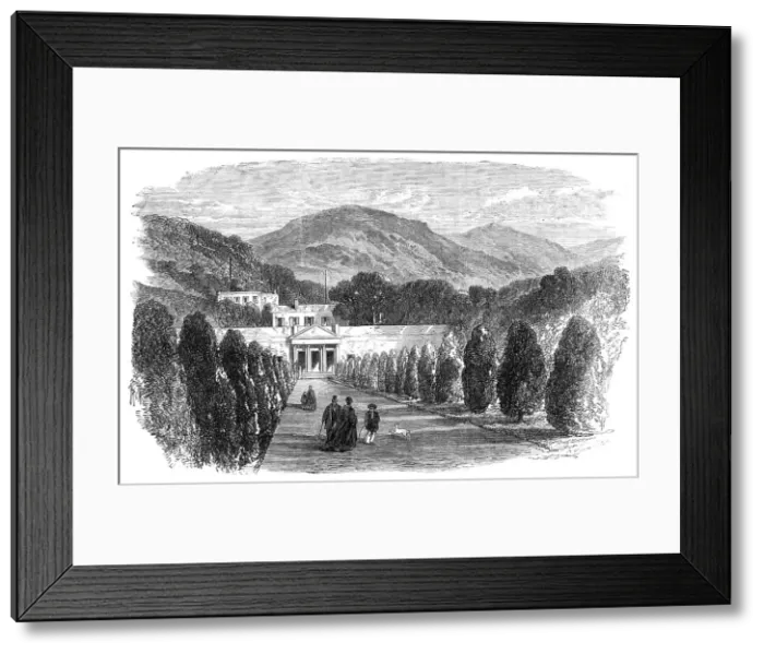 Framed Print : The Villa San Martino, Napoleon's house in the Isle of Elba, 1868. Creator: Unknown Framed Print : The Villa San Martino, Napoleon's house in the Isle of Elba, 1868. Creator: Unknown