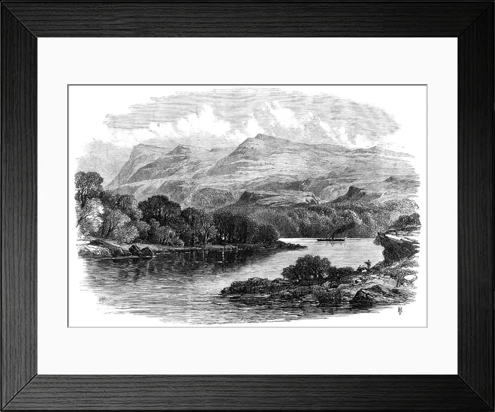 Framed Print : The Windings of Lough Erne, County Fermanagh, 1869. Creator: Unknown Framed Print : The Windings of Lough Erne, County Fermanagh, 1869. Creator: Unknown