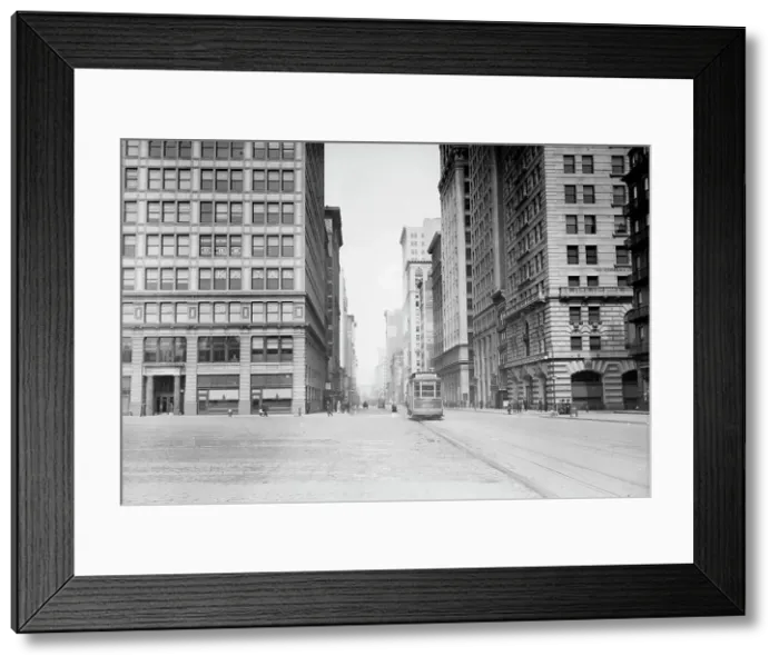 Framed Print : 4th Ave. N.Y.C. looking north, between c1910 and c1915. Creator: Bain News Service Framed Print : 4th Ave. N.Y.C. looking north, between c1910 and c1915. Creator: Bain News Service