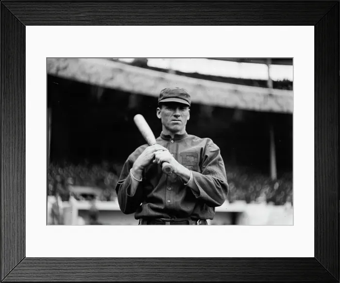 Framed Print : George Hickory Jackson, Boston NL, at Polo Grounds, NY (baseball), 1913. Creator: Bain News Service