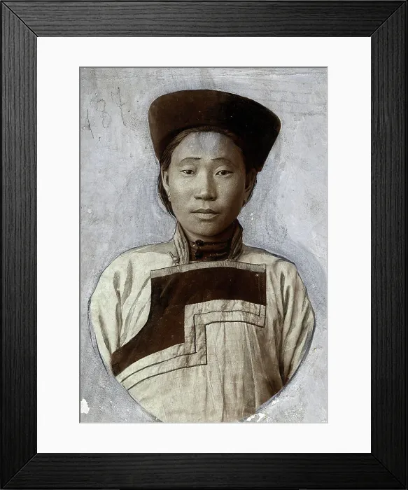 Framed Print : A Buriat from Zabaikal'skai Oblast, 1905. Creator: L Veniukov Framed Print : A Buriat from Zabaikal'skai Oblast, 1905. Creator: L Veniukov