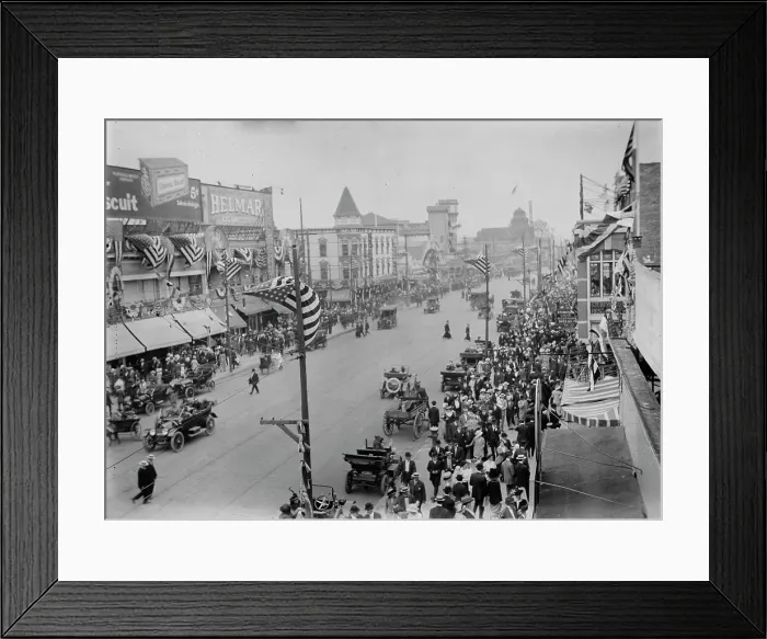 Framed Print : Surf Ave. - Coney Isl. between c1910 and c1915. Creator: Bain News Service Framed Print : Surf Ave. - Coney Isl. between c1910 and c1915. Creator: Bain News Service