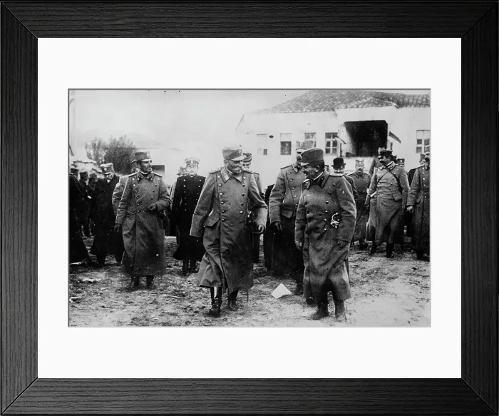 Framed Print : King Servia at Uskub, between c1910 and c1915. Creator: Bain News Service Framed Print : King Servia at Uskub, between c1910 and c1915. Creator: Bain News Service