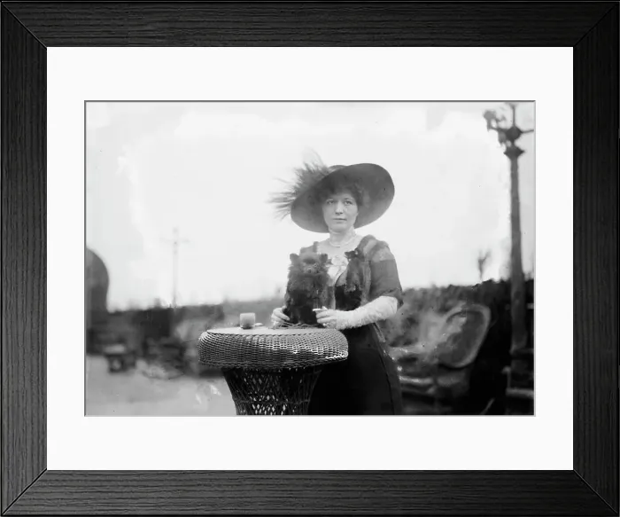 Framed Print : Mrs. Stewart, Afon Girlie, between c1910 and c1915. Creator: Bain News Service